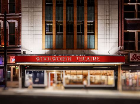 Woolworth theatre - Jul 22, 2022 · Hours are Wednesday through Sunday from 5:00 p.m. to late night. Woolworth Theatre will open its doors to the public on October 1. Tickets will be on sale on August 1 and can be purchased online ... 